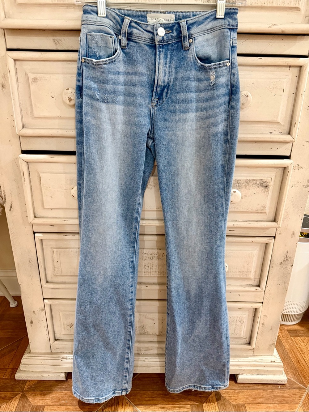 Light Blue Flare Jeans - Women's Wide Leg Denim